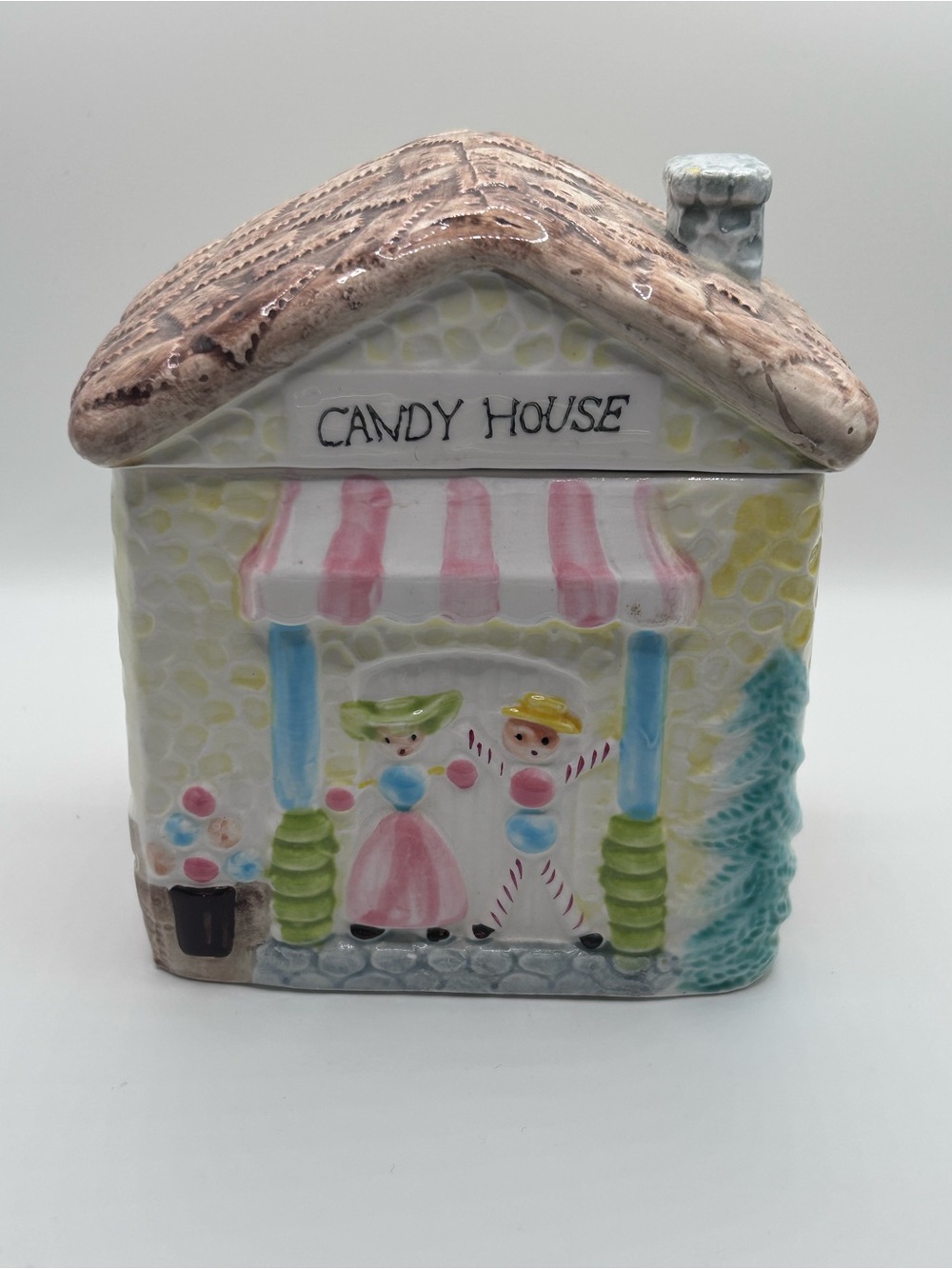 Vintage Shafford Japan Candy House Cookie Jar #8422 | Hansel & Gretel Cottage